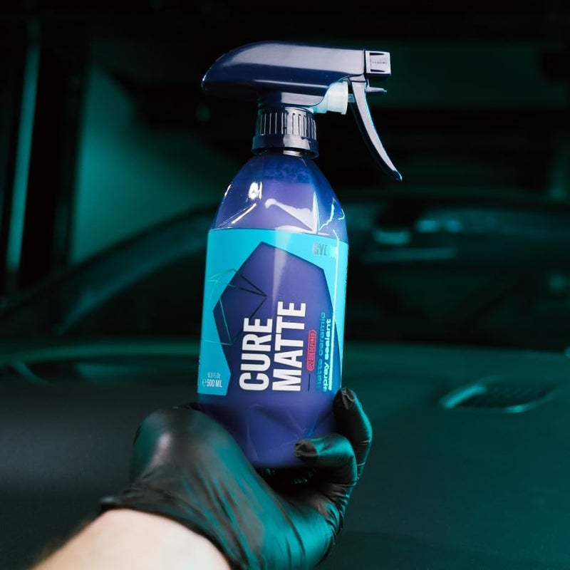 Gyeon Cure Matte Redefined Hydrophobic Ceramic Spray Sealant for Matte Paint Vinyl PPF Vehicles with Silica Protection and Water Beading Long‑Lasting Matte Finish - Image 2